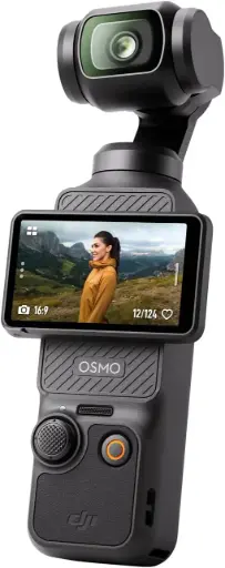 DJI Osmo Pocket 3, digital caméra vlog CMOS 1'' et Vidéo 4K/120 ips, Stabilisation à 3 axes, MAP rapide, Suivi Facial/Objets, écran tactile rotatif OLED 2 pouces