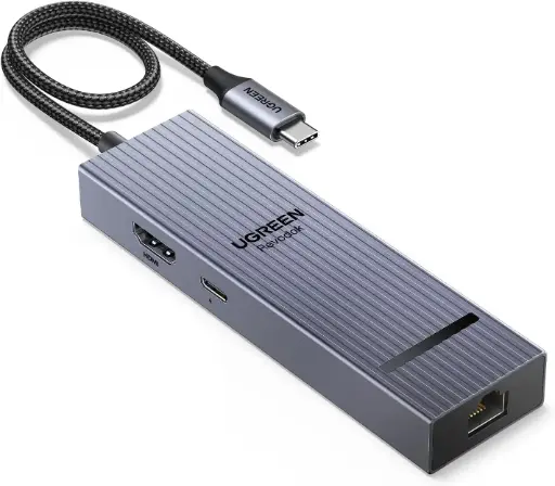 UGREEN Revodok Pro 1061 10Gbps Hub USB C Ethernet Gigabit HDMI 4K 60Hz PD 100W Multi Ports 6 en 1