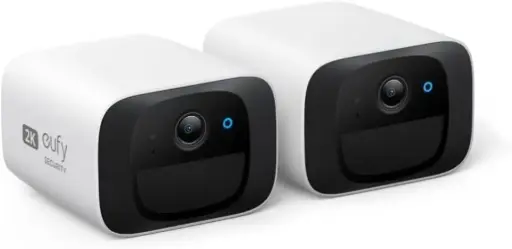 [X001W5QJAZ] eufy Security SoloCam C210, Caméra de Surveillance WiFi,  exterieure sans Fil, résolution 2K (Lot de 2)