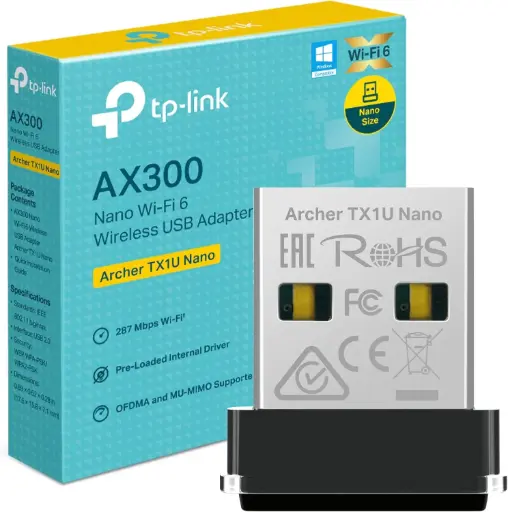 TP-Link Archer TX1U Nano, adaptateur Wi-Fi 6 AX300 USB nano