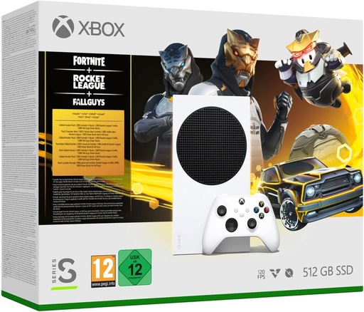Console Xbox Series S – Pack Chasseur doré