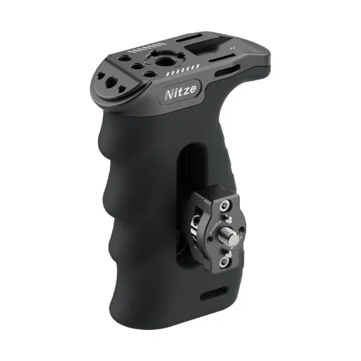 Nitze Ergonomique Poignée Latérale avec vis 1/4" et Goupilles de Positionnement Amovibles