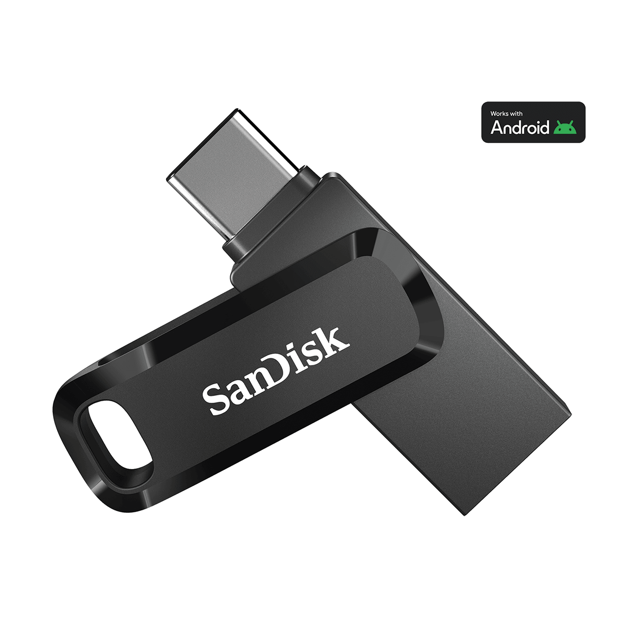 SanDisk Ultra Dual Drive Go noire avec connecteurs USB-C et USB-A