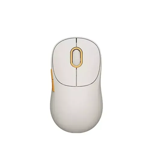 Xiaomi Wireless Mouse 3, souris sans fil 1 200 DPI, Bluetooth et 2,4 GHz (Blanc)