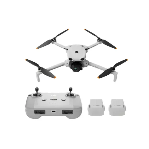 DJI Lito 1 avec DJI RC-N3, drone caméra 4K, Détection d’obstacles, ActiveTrack, capteur 1/1,3 pouce, léger pour adultes, 2 batteries Gris