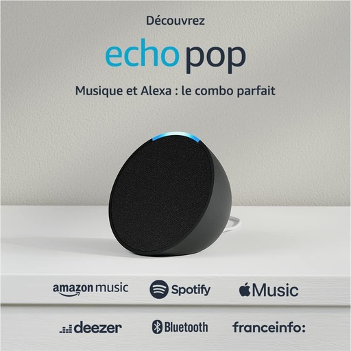 Echo Pop Enceinte connectée Bluetooth