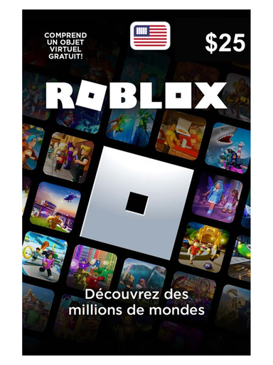 Carte Roblox 25 $