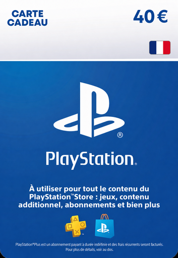 Carte PlayStation 40 €