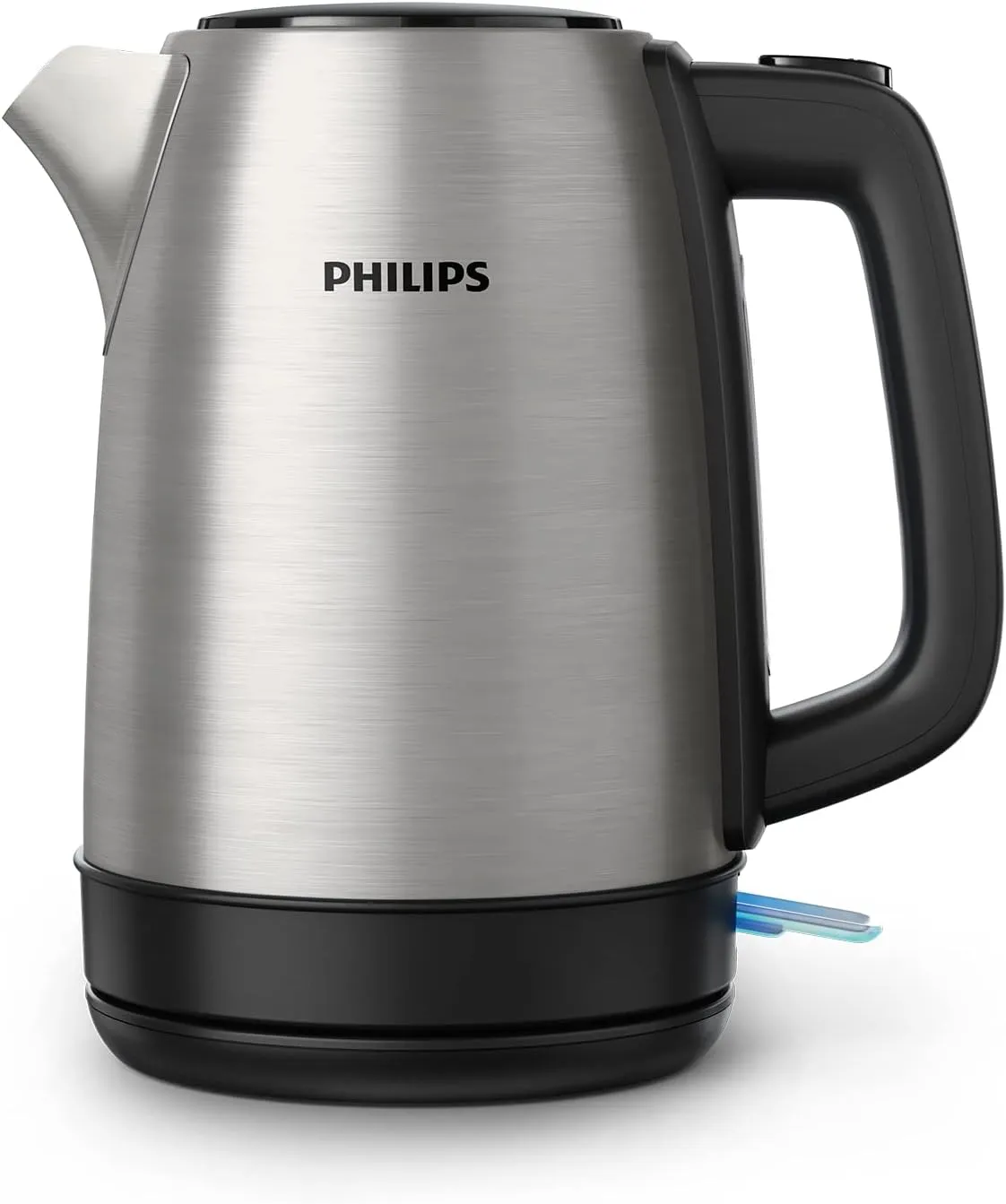 Bouilloire en acier inoxydable Philips HD9350/90 avec poignée noire