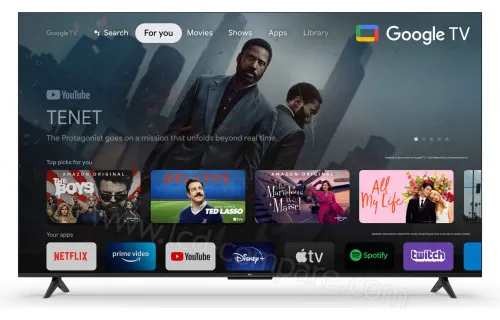 TCL 65P635, TV 65″ 4K HDR Google TV (Noir)