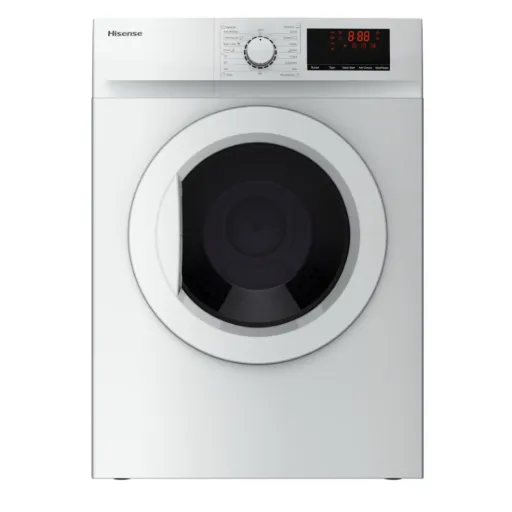 Hisense DVDL80S, sèche-linge à évacuation 8 kg (Blanc)