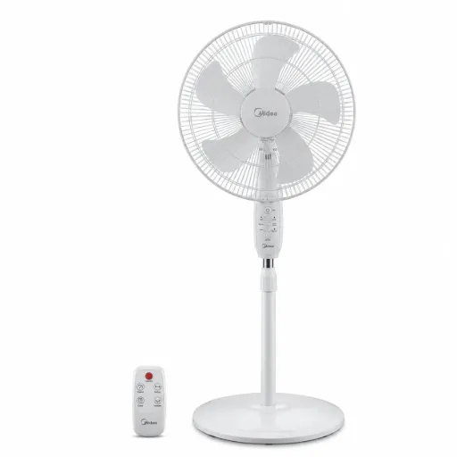 Ventilateur sur pied Midea - 5 hélices - Télécommande