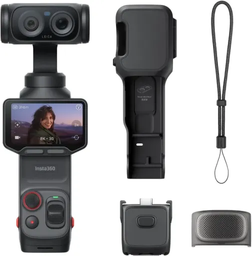 Insta360 Luna Ultra (Pack standard) Caméra de vlogging 8K Noir