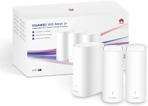 HUAWEI WiFi Mesh 3+, Wi-Fi Mesh 6 AX3000, pack de 3