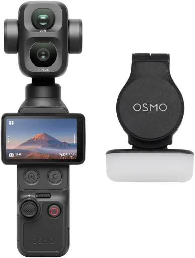 DJI OSMO POCKET 4P STANDARD COMBO ACTION CAMERA - BLACK