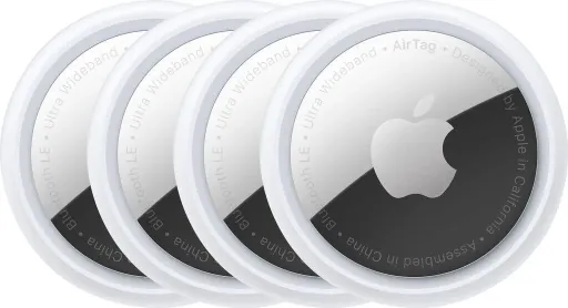 Apple AirTag (1re génération), lot de 4, modèle ZE826