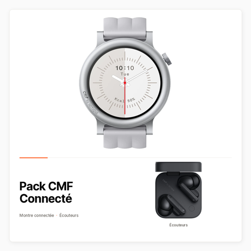 Pack CMF Connecté — Watch 3 Pro et Buds Pro 2