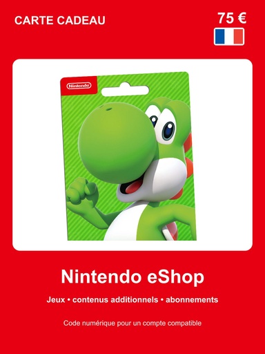 Carte Nintendo eShop 75 €