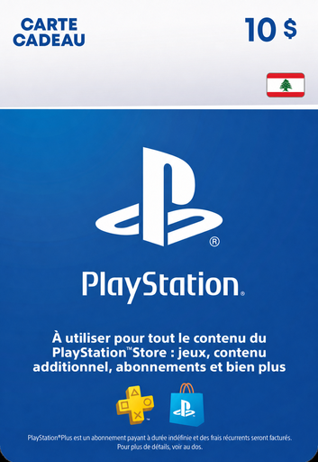 Carte PlayStation 10 $