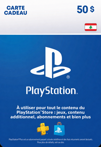Carte PlayStation 50 $