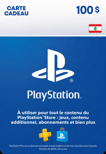 Carte PlayStation 100 $
