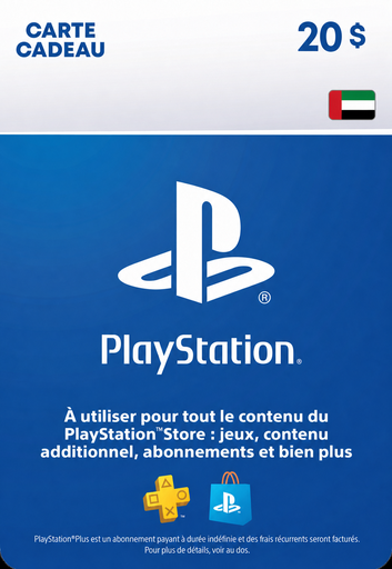Carte PlayStation 20 $