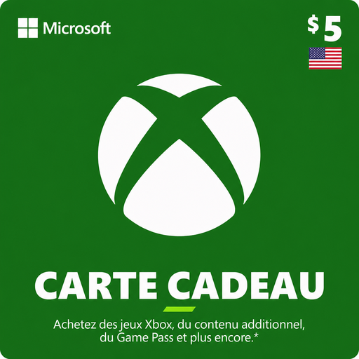 Carte Xbox 5 $
