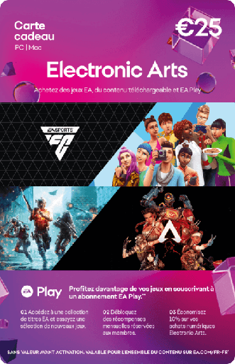 Carte EA 25 €