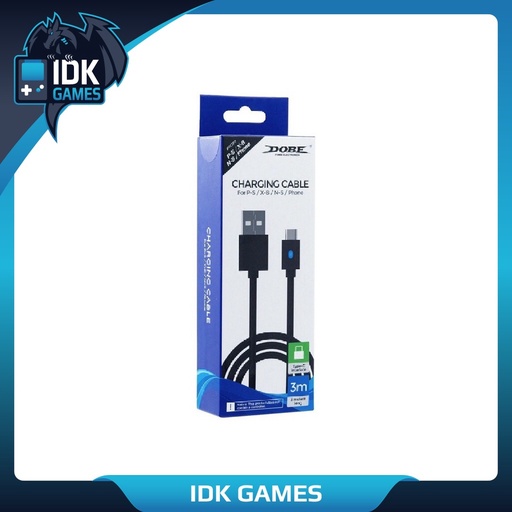 CABLE CABLE DE CHARGEMENT PS5 - XBOX ONE - SWITCH