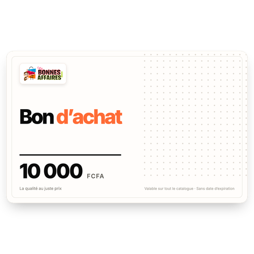 Bon d’achat Les Bonnes Affaires 10 000 FCFA