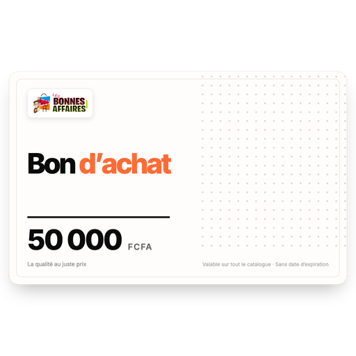 Bon d’achat Les Bonnes Affaires 50 000 FCFA