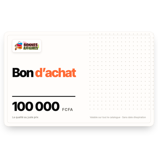 Bon d’achat Les Bonnes Affaires 100 000 FCFA