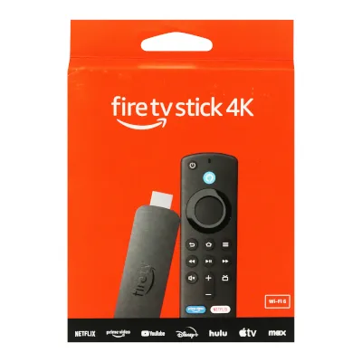 Amazon Fire TV Stick 4K Wi-Fi 6 HDR pour le streaming multimédia avec télécommande Alexa