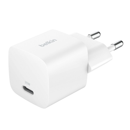 Belkin BoostCharge Chargeur secteur USB-C 25 W sans câble (Blanc)
