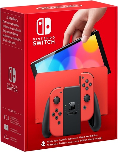 Nintendo Switch (modèle Oled) Edition Mario (rouge)