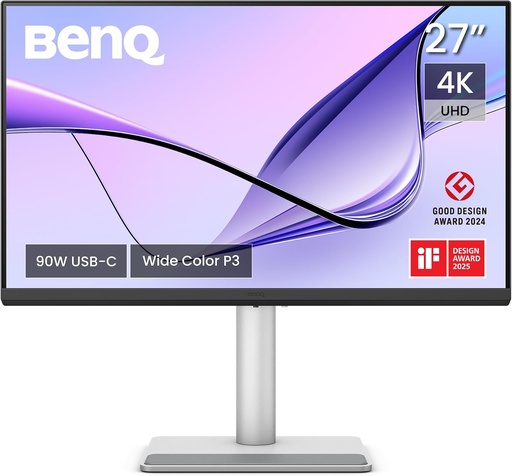 BenQ MA270U 27" 4K UHD, dalle IPS, 60 Hz, 5 ms (USB-C, haut-parleurs)