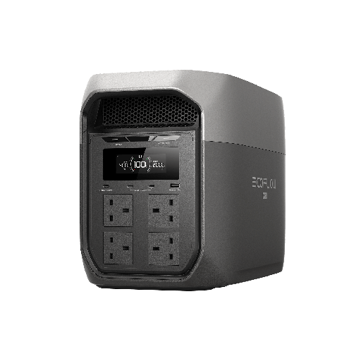 EcoFlow DELTA 3 Max, station électrique 2 048 Wh, 2 400 W (UK, prises type G)