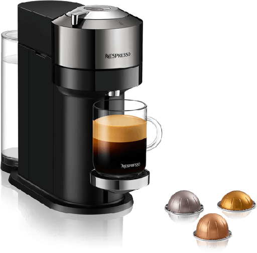 Machine Nespresso Vertuo Next - Assortiment 100 Capsules de café