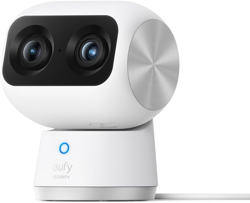 eufy Security Indoor Cam S350, Double caméra, caméra de sécurité résolution UHD 4K 