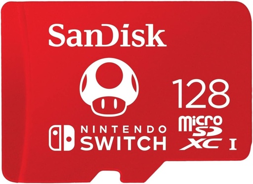 SanDisk carte mémoire microSDXC 128 Go UHS-I  pour Nintendo Switch 