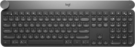 Logitech Craft Clavier sans fil,Rétro-éclairage  Molette de Contrôle