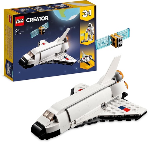 LEGO 31134 Creator Navette spatiale 3 en 1 pour astronaute et vaisseau spatial