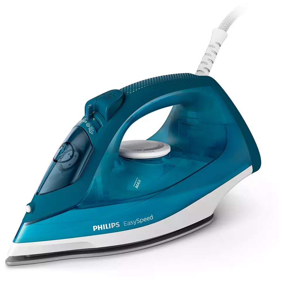 Fer vapeur bleu Philips EasySpeed GC1756/20 avec semelle céramique