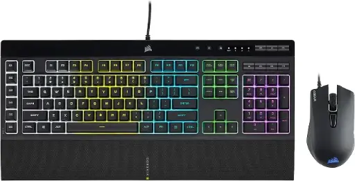 CORSAIR K55 RGB PRO + Harpoon RGB PRO Gaming Bundle